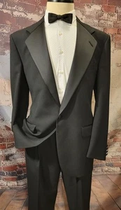 NORDSTROM Men's Formal Tuxedo Suit Jacket 40 / 41 R Pants 35X31.5 - Picture 1 of 6