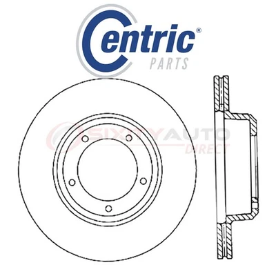 Centric C-TEK Disc Brake Rotor for 2011 Land Rover Defender 2.4L L4 - Kit ti - Изображение 1 из 4
