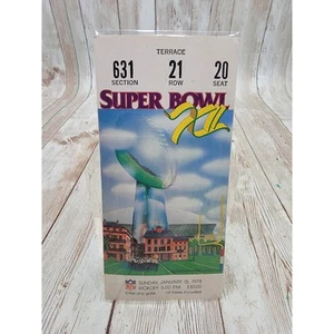 Super Bowl XII Ticket Stub 15.01.1978 Dallas Cowboys Denver Broncos Section 631 - Bild 1 von 6