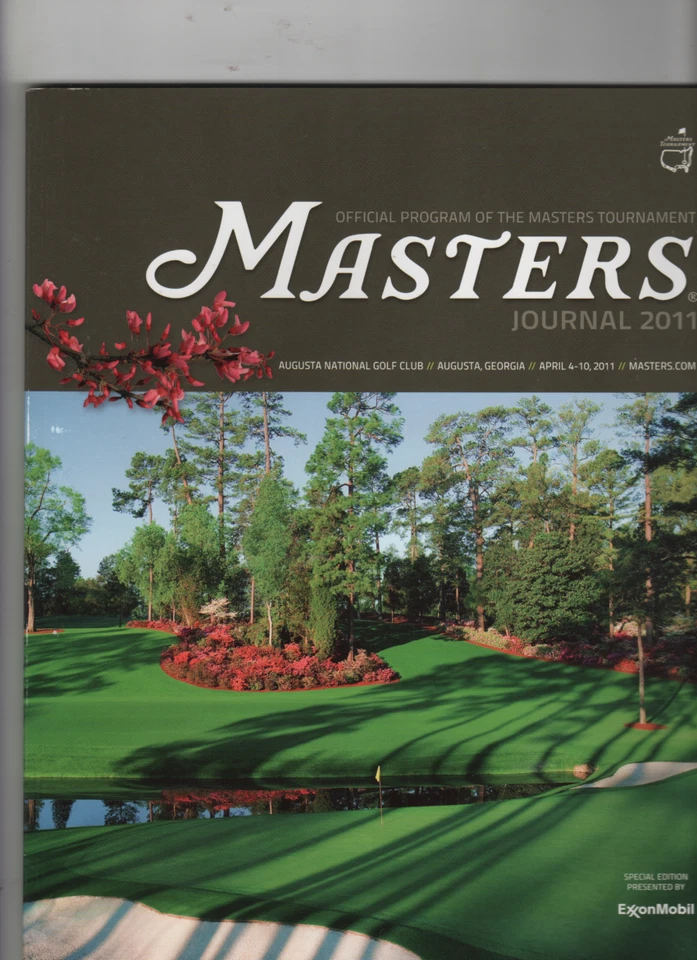 Golf Programme: AUGUSTA US MASTERS JOURNAL 2011 CHARL SCHWARTZEL MINT - Image 1 of 1