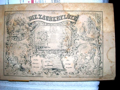 MOZART: MAGIC FLUTE, Vocal Score, ca. 1840. — 第 1/4 张图片