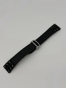 Cartier Original Kautschukarmband mit Faltschließe Schwarz 21/18mm Santos XL - Bild 1 von 3