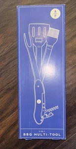 AP; 5-in-1; BBQ; Multi-Tool; Stainless Steel; Spatula; Fork; Brush; Corkscrew - Picture 1 of 3