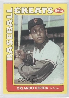1991 Swell Baseball Greats Orlando Cepeda #105 HOF - Image 1 of 2