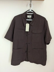 Oliver Spencer- Brown Short sleeve shirt - XL - Picture 1 of 5