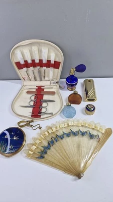 Vintage Womens Vanity Job Lot Estee Lauder Stratton Two Tix Manicure Set  - Image 1 of 4