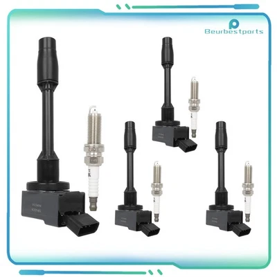 4 bobinas de encendido y bujías para Toyota Prius V 2016-2017 Prius 2016-2020 1,8 L Foto 1 de 4