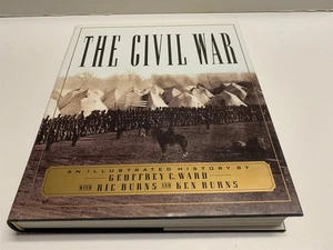 Civil War An Illustrated History Geoffrey Ward Pictorial Huge Book  - Foto 1 di 6