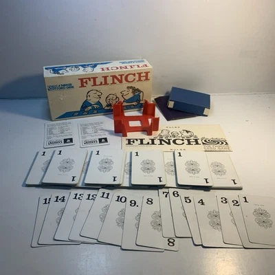 COMPLETE  Vintage 1963 Parker Brothers Flinch The Famous Card Game   GREAT SHAPE - Image 1 of 4