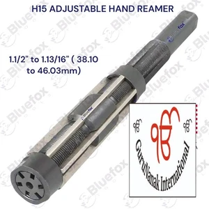 Adjustable Hand Reamer Tool H15 Set 1.1/2" to 1.13/16" 38.10 To 46.03mm - Picture 1 of 2
