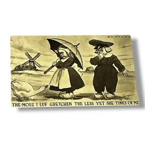 AK Hans und Gretchen Serie Je mehr ich Luf Gretchen um 1911 D414 - Bild 1 von 2