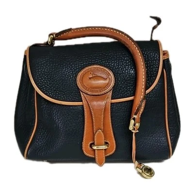 Dooney & Bourke Essex Top Handle ,Blue Leather Handbag , Vintage - Image 1 of 4