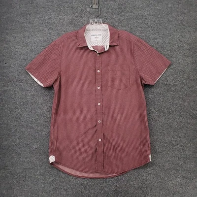 International Report Button Up Shirt Mens M Medium Red Performance 4 Way Stretch - Image 1 of 4