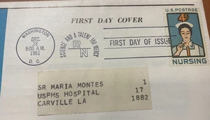 1961 NURSING FIRST DAY OF ISSUE RARE NATIONAL LEAGUE FOR NURSING NEWSLETTER NLN - Picture 1 of 8