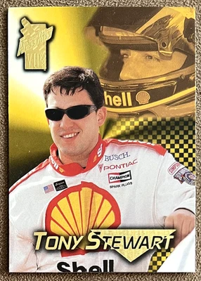 1998 Press Pass VIP #36 Tony Stewart Rookie Card Shell NASCAR Racing Pontiac RC - Image 1 of 3