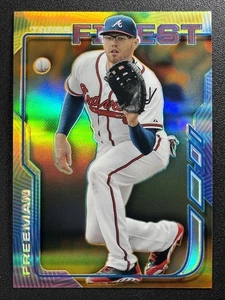 2014 Finest Refractor #45 Freddie Freeman Atlanta Braves - Picture 1 of 2