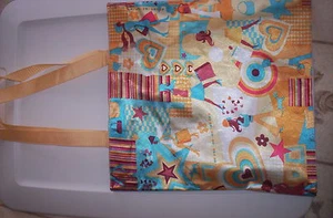 TWO TOTE BAGS: Hearts,Lips,Flip Flop,Butterflies,Racing - Picture 1 of 12