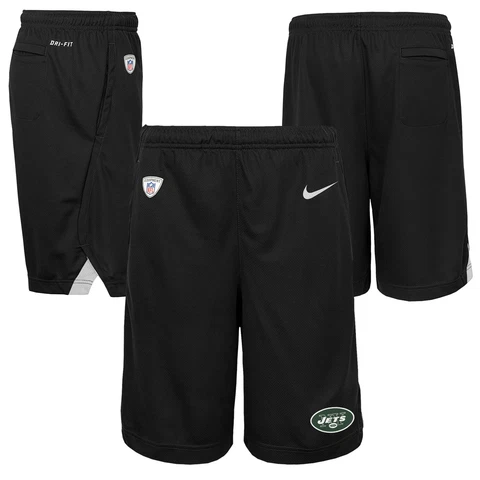 Nike NFL Youth Boys New York Jets Knit Shorts Cover