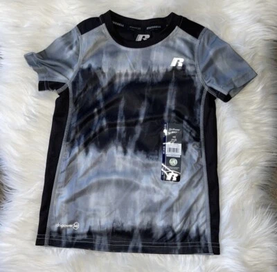 Camiseta Dri-power 360 Niños Estampada Tie Died Russell. Talla XS (4-5). Nuevo con etiquetas Foto 1 de 4