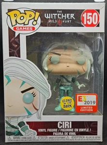 FUNKO POP! THE WITCHER WILD HUNT # 150 CIRI E3 GLOWS IN THE DARK LIMITED EDITION - Picture 1 of 6