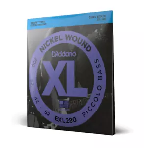 D'Addario EXL280 Nickel Wound Piccolo Bass Strings 20-52 Long Scale - Picture 1 of 24