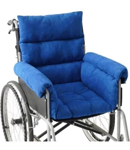 Trendcode Wheelchair Cushion Pressure Relief Armrest Covers Non-Slip 18in Blue - Picture 1 of 9