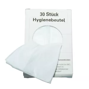 Hygienebeutel Hygienetüten Kunststoff PE weiß - Bag Box 9 x 30 Stück = 270 Stück - Bild 1 von 3