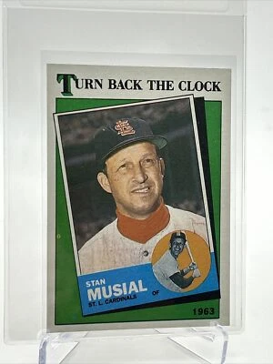 Бейсбольная карточка 1988 Topps Stan Musial No665 как новая БЕСПЛАТНАЯ ДОСТАВКА - Изображение 1 из 3