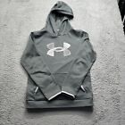 Under Armour  Loose Fit Boys Long Sleeve Pullover Gray Hoodie Size YLG