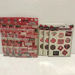 Lindo Nuevo Lote de 3 Pegatinas E Imanes de Poesía Día de San Valentín Estupido Cupido - Imagen 1 de 3