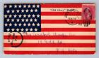 USA FLAG NEW YORK SPANISH AMERICAN WAR PATRIOTIC POSTCARD 1898