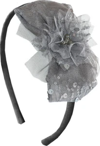 NUEVA diadema Isobella & Chloe Peltre Plata Niñas Tul y Lentejuelas Última 1 - Imagen 1 de 1