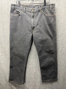 Pantalones de mezclilla azules vintage Levis para hombre gris pestaña 509 talla 38x28 hechos en EE. UU. - Imagen 1 de 11