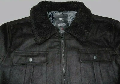 CHAQUETA DE INVIERNO ESTILO MILITAR ROCK & REPUBLIC PARA HOMBRE TALLA XL -NEGRA- NUEVA CON ETIQUETAS Foto 1 de 4