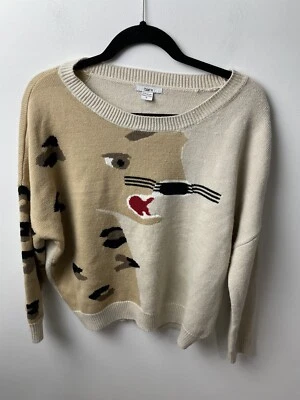 Bar lll Suéter Talla S Multicolor 100% Acrílico Tejido Corp Top Foto 1 de 3