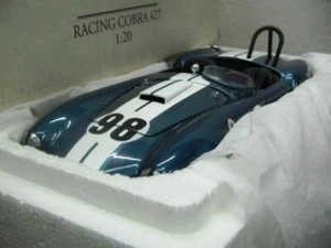 WOW EXTREMELY RARE AC Shelby Cobra 427 #98 Miles Riverside May 1965 1:20 Revell - Picture 1 of 2