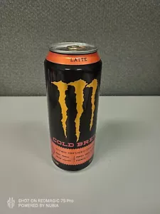 NEW JAVA MONSTER COLD BREW LATTE COFFEE + ENERGY DRINK 1 FULL 13.5 FLOZ CAN - Picture 1 of 5