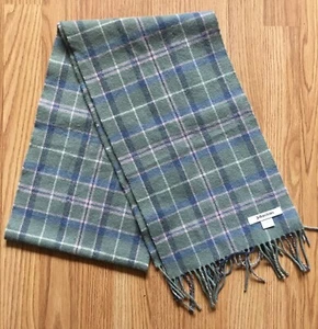 Johnstons of Elgin Lambswool Wool Tartan Scotland Scarf - Picture 1 of 4