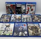 Lot Of 10 Playstation 4 Games  -madden, Nba, Battlefield 4  *fast Shipping