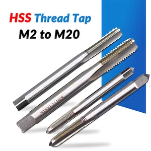 M2 - M20 HSS Bohrer metrisch Gewinde Rechte Hand Schneidkantenhalter Reparaturwerkzeug - Bild 1 von 16
