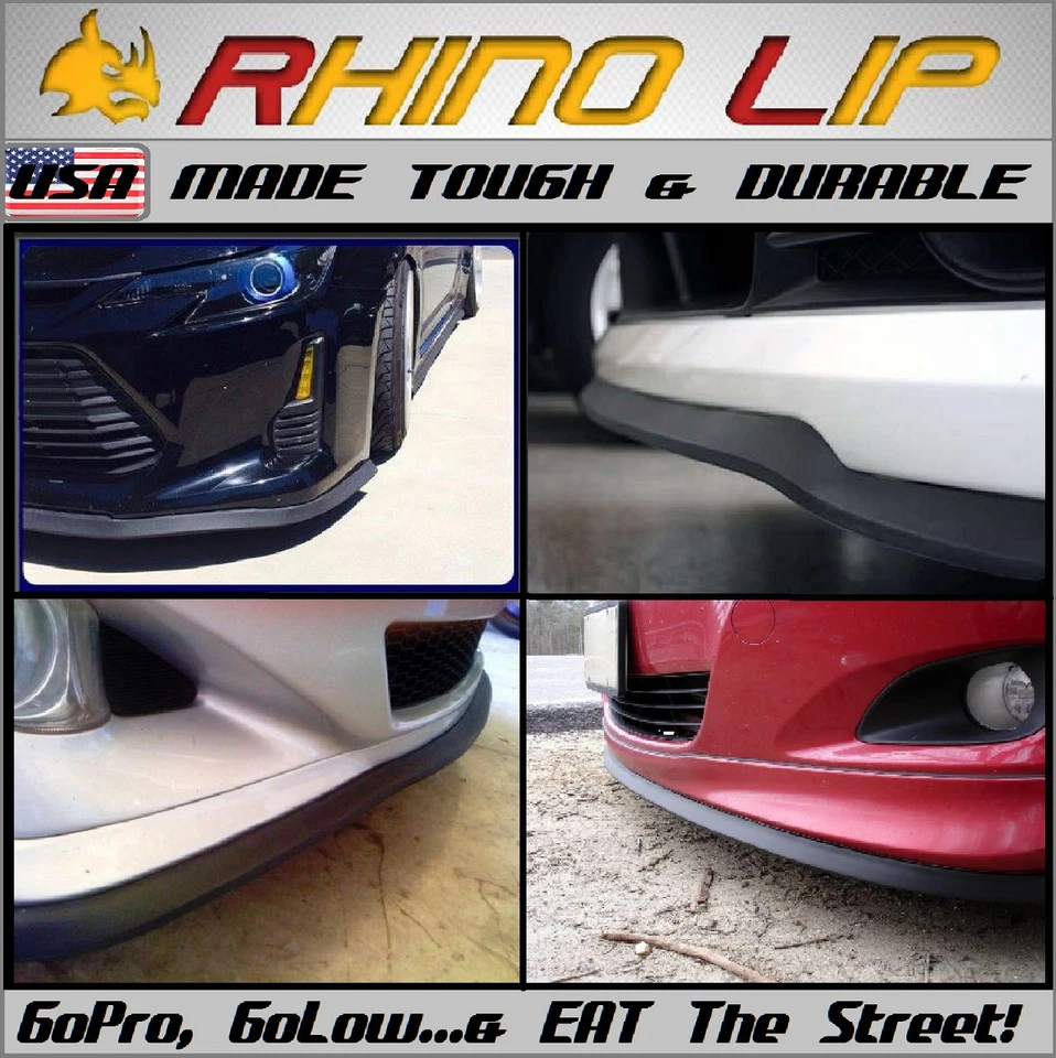 Lada Granta VAZ-2108 Xray Oka RhinoLip® Front Spoiler Rubber Flexible Chin Lip - Imagen 1 de 4