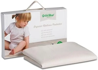 The Little Green Sheep Waterproof Mattress Protector 83 X 50cm To Fit Next To M - Image 1 of 4