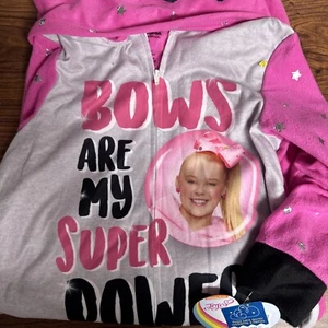 Jojo Siwa Girls One-Piece Hooded   m 7/8   NWT   Flame Resistant - Picture 1 of 2