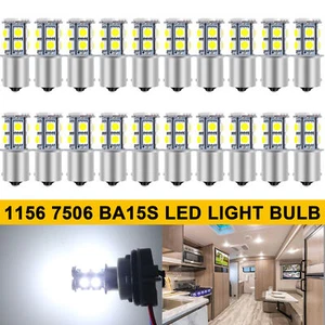 20X Super Bright 6000K White 1156 RV Trailer SMD LED 1141 Interior Light Bulbs - Bild 1 von 12