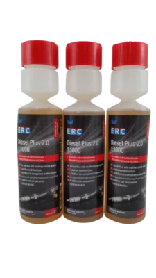 ERC Diesel plus 2.0 Biozid gegen Dieselpest 3x250 ml Additiv PKW Boot 1:1000