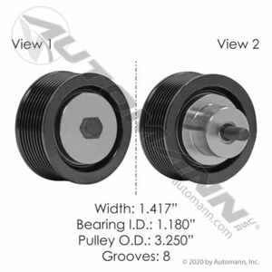 Cummins Compatible Belt Pulley - Automann Comm'l Truck # 819.36308 - Bild 1 von 2