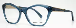 MARCIANO GM0353 087 Shiny Turquoise Womens Cat Eye Eyeglasses 53-17-140 B:42 - Picture 1 of 14
