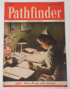 PATHFINDER News Magazine December 3, 1947, Vol. 54 No. 25 - Nursing, VGC - Picture 1 of 9