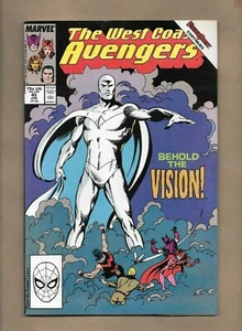 West Coast Avengers #45 (1989) 1st APP White Vision! John Walker Joins! NM 9.4 - Picture 1 of 10