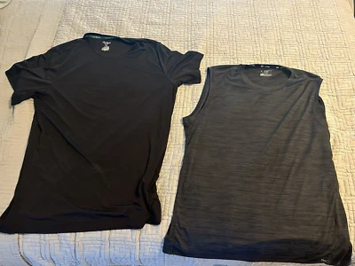 Camiseta y camiseta sin mangas Tek Gear Dry Tek XXL poliéster 2 camisas Foto 1 de 4